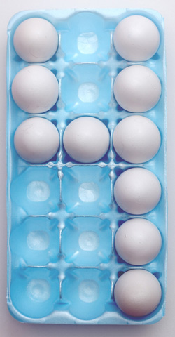 Egg carton number r
