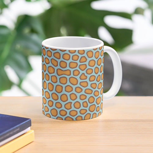 Goldspotted Rabbitfish coffee mug