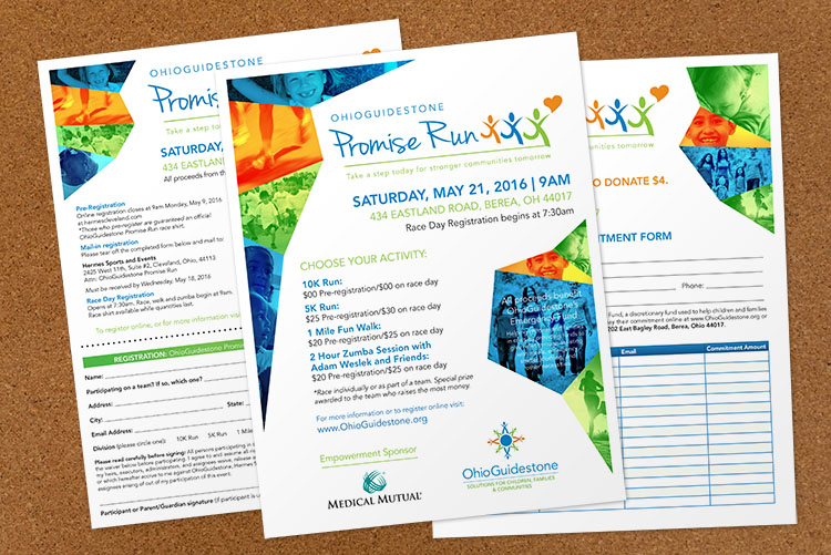 Ohio Guidestone Promise Run Event and Registration Flyers