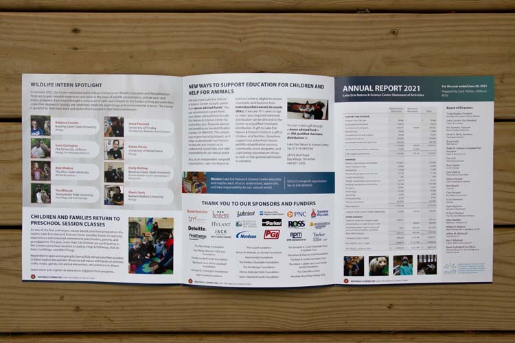 Naturally Connected newsletter and annual report (interior)
